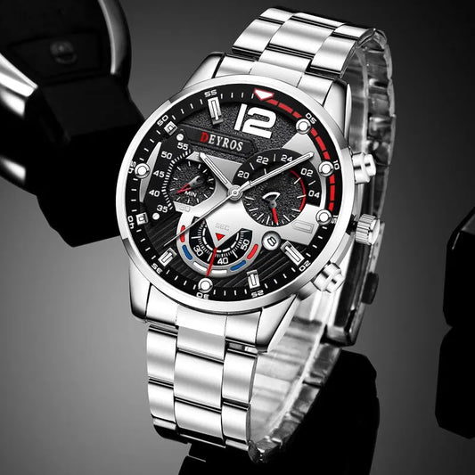 Luminous Stainless Steel Men Watch