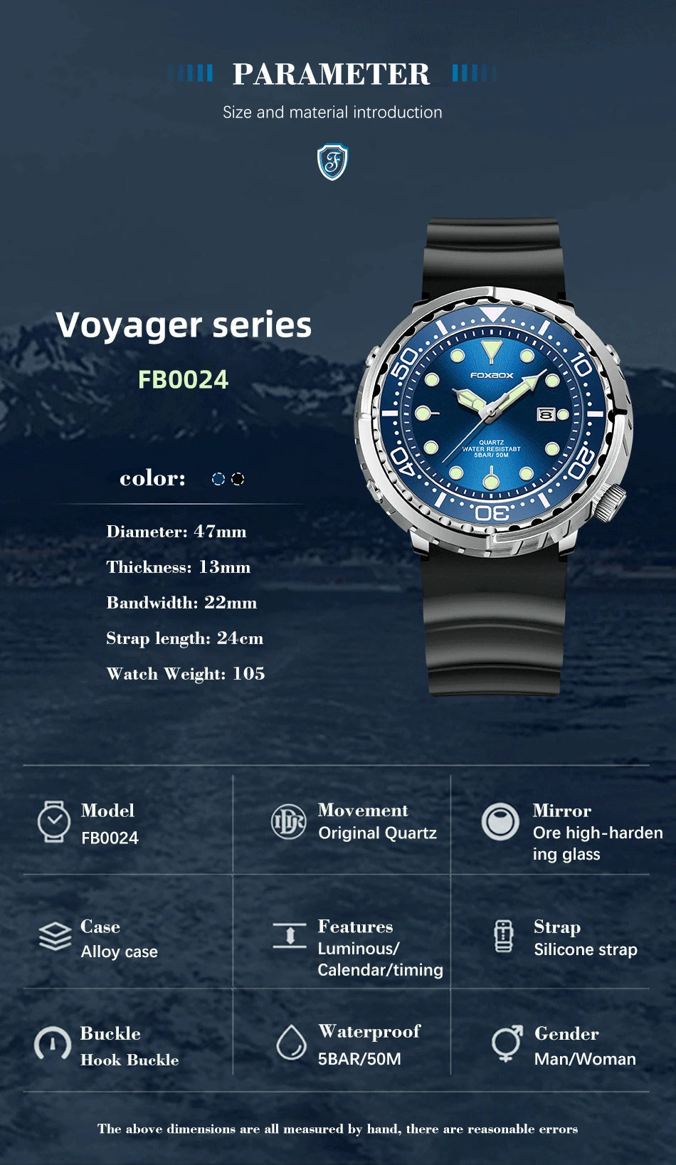 Waterproof Quartz Chronograph Watch