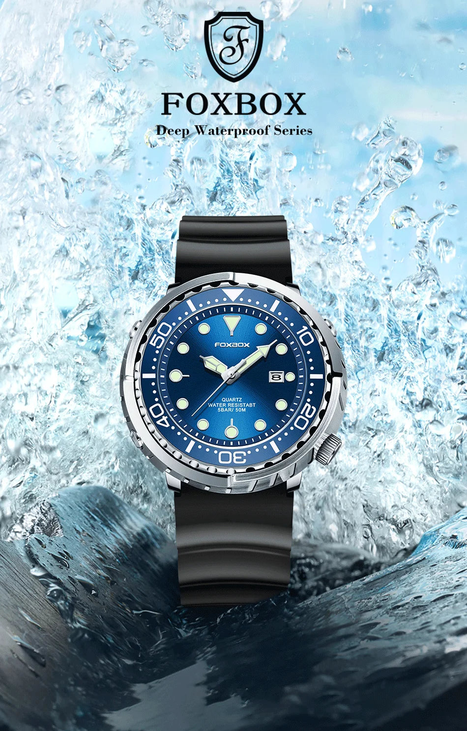 Waterproof Quartz Chronograph Watch