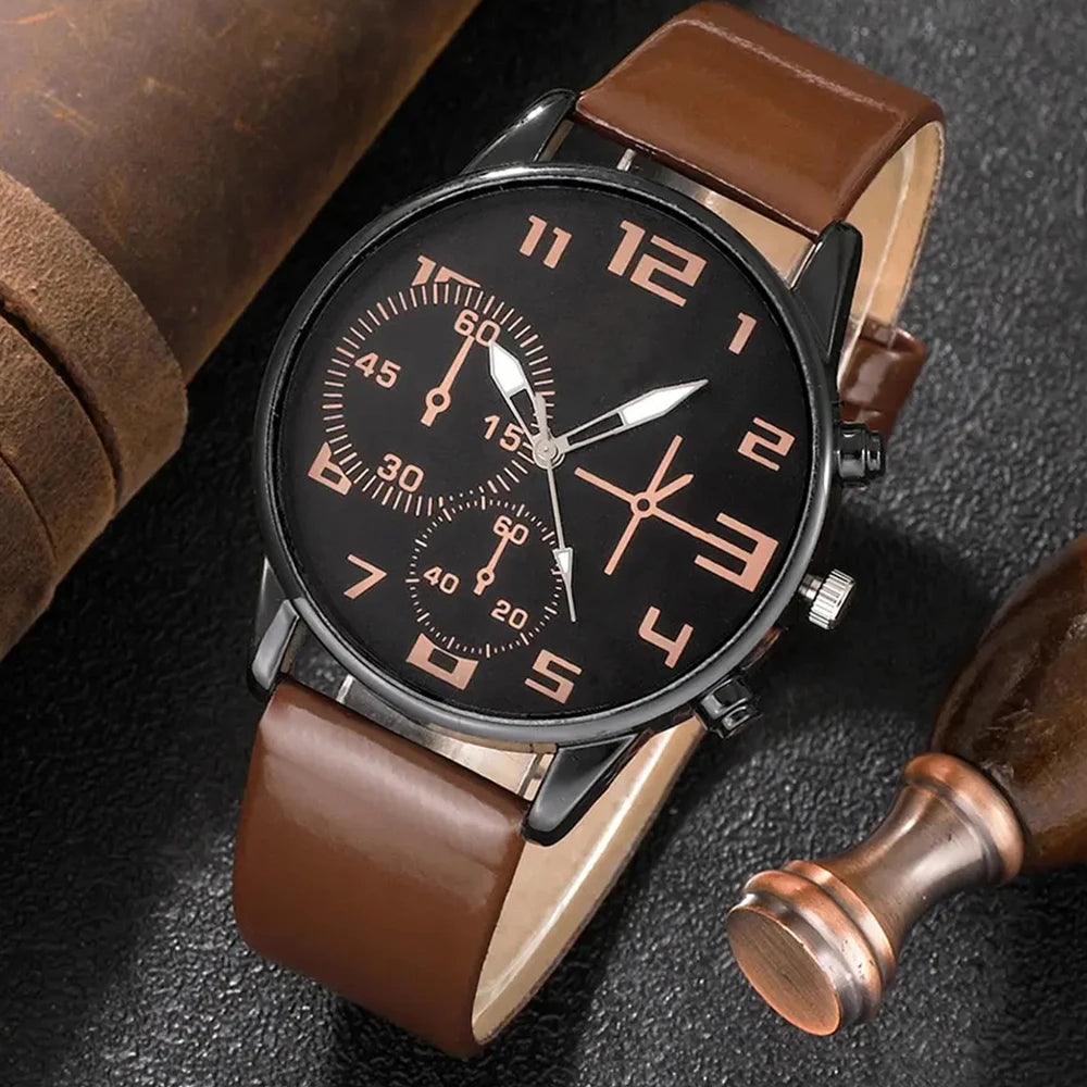 Fashion Watch and Bracelet Bundle 5-Piece