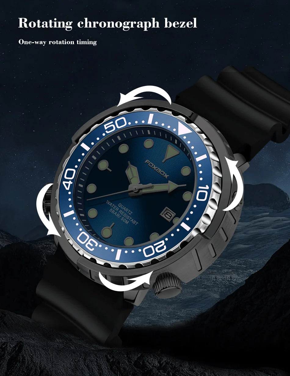 Waterproof Quartz Chronograph Watch