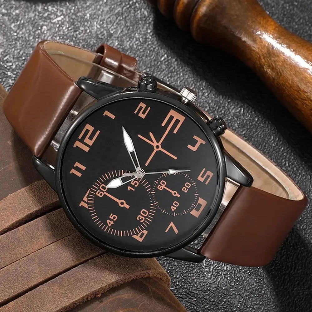 Fashion Watch and Bracelet Bundle 5-Piece